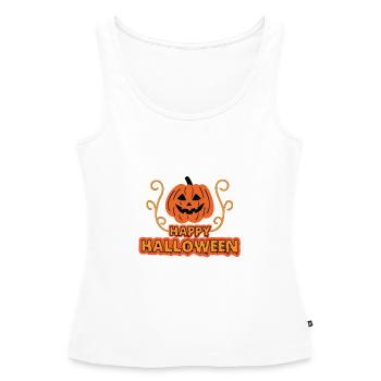 Halloween - Frauen Premium Organic Tank Top - Weiß - Vorne - AI Model Female 172 light (172cm)
