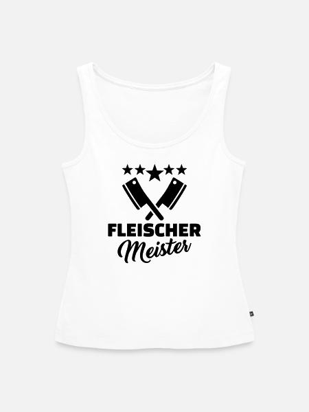 Fleischer - Frauen Premium Organic Tank Top - Weiß