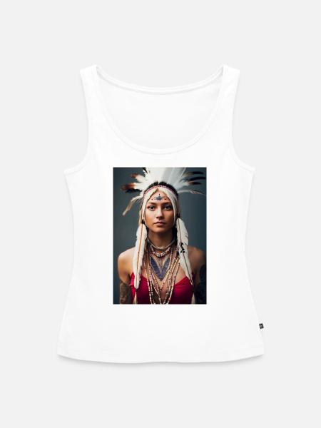Außergewöhnliche Frau - Frauen Premium Organic Tank Top - Weiß
