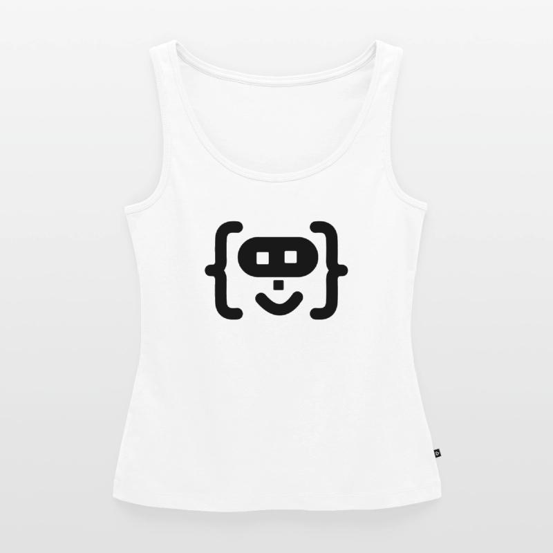 Hacker-Programmierer-Code-Logo Frauen Premium Organic Tank Top