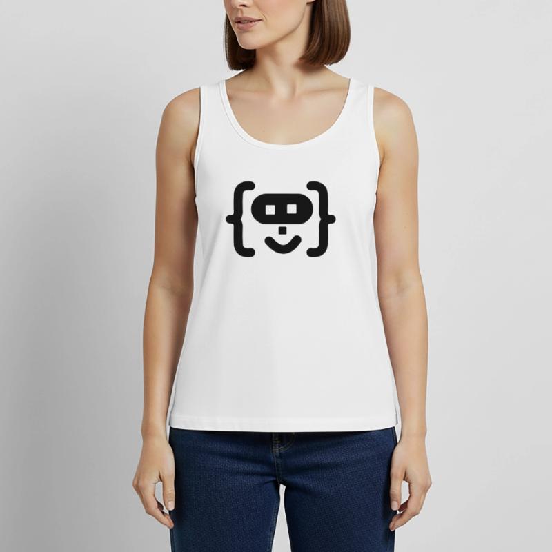 Hacker-Programmierer-Code-Logo Frauen Premium Organic Tank Top