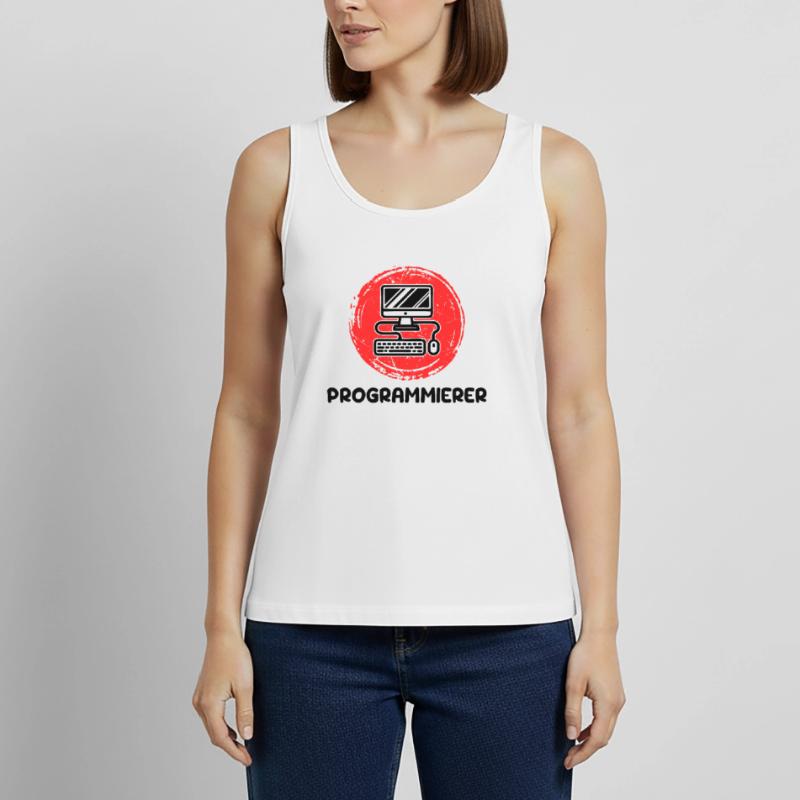 Developer Programmierer Coden Computer Informatik Frauen Premium Organic Tank Top