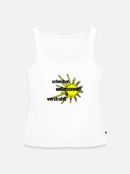 Verstrahlt - Frauen Premium Organic Tank Top - Weiß