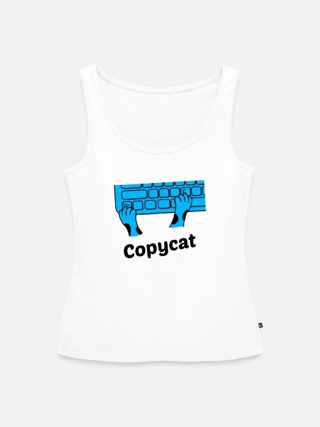 Copycat - Frauen Premium Organic Tank Top - Weiß