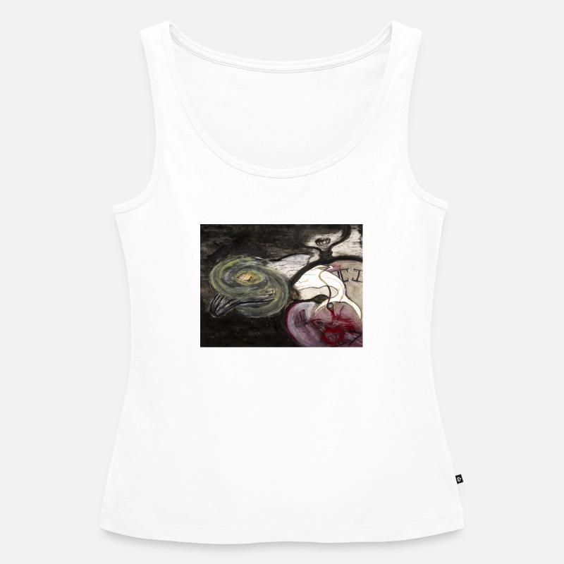 Evolutionary Clock - Women’s Premium Organic Tank top - white