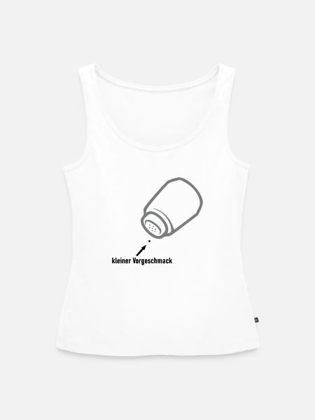 kleiner Vorgeschmack - Frauen Premium Organic Tank Top - Weiß