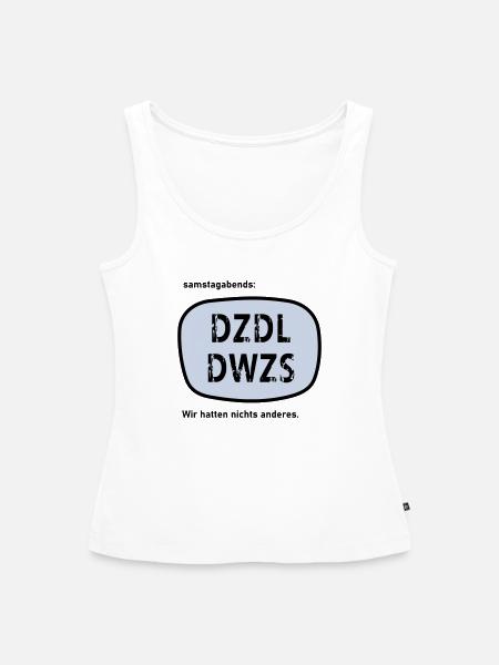Fernsehunterhaltung meiner Jugend - Frauen Premium Organic Tank Top - Weiß