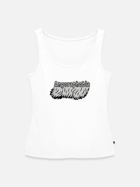Angoraphobia - Frauen Premium Organic Tank Top - Weiß