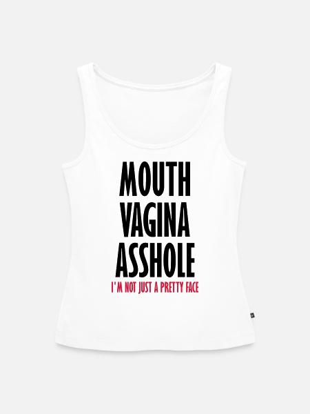 Hübsches Gesicht - Frauen Premium Organic Tank Top - Weiß