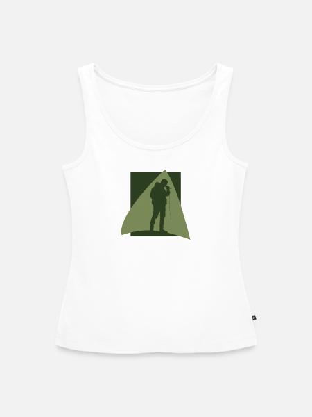 Djing DJ Djing - Frauen Premium Organic Tank Top - Weiß