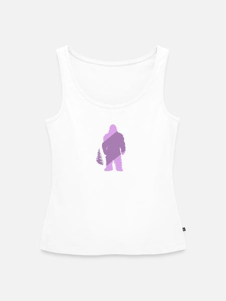 Lochness Lochness Bigfoot - Frauen Premium Organic Tank Top - Weiß