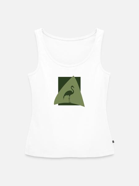 Flamingos Flamingo Exotisch Flamingos - Frauen Premium Organic Tank Top - Weiß