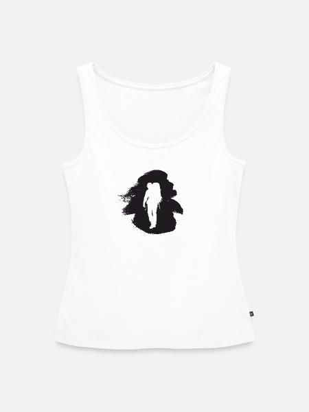 Rucksack Rucksack Wandern - Frauen Premium Organic Tank Top - Weiß