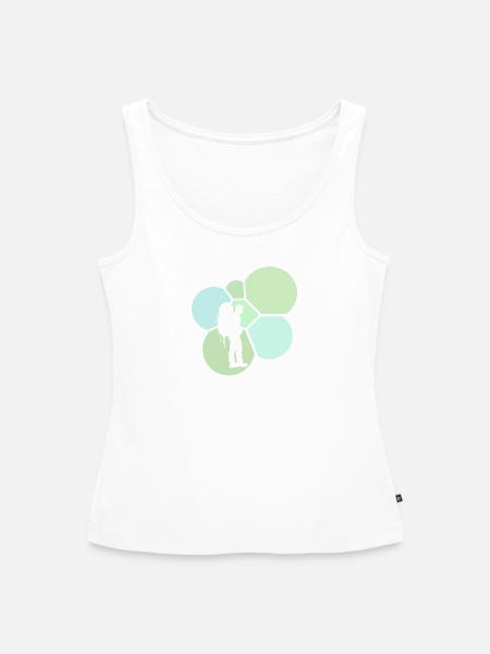 Backpacking Backpacking Pilger - Frauen Premium Organic Tank Top - Weiß