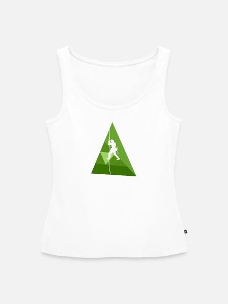 Seilklettern Seilklettern Felsklettern - Frauen Premium Organic Tank Top - Weiß