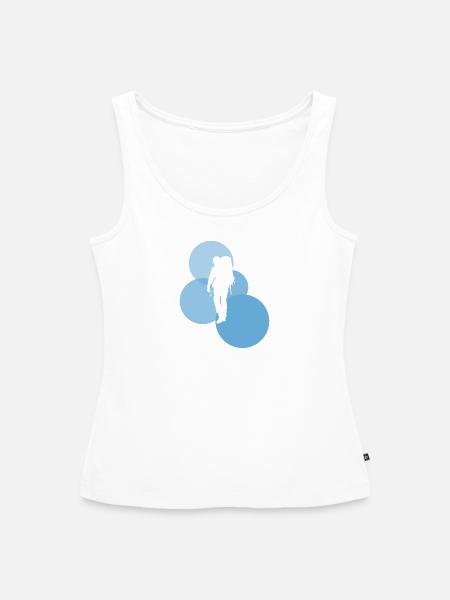 Backpacking Wanderung Backpacker - Frauen Premium Organic Tank Top - Weiß