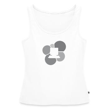 Computerarbeit PC Informatik - Frauen Premium Organic Tank Top - Weiß - Vorne - AI Model Female 172 light (172cm)