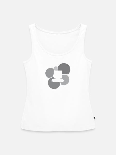 Computerarbeit PC Informatik - Frauen Premium Organic Tank Top - Weiß