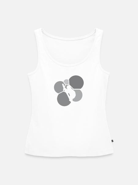 Faul Müdigkeit Faultier - Frauen Premium Organic Tank Top - Weiß