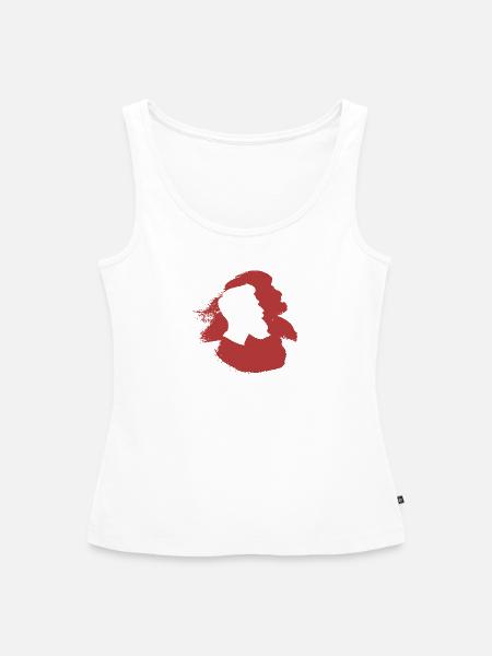 Bart Gentleman Baertig - Frauen Premium Organic Tank Top - Weiß