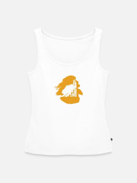 Achterbahn Rummel - Frauen Premium Organic Tank Top - Weiß
