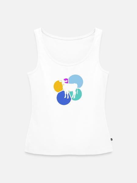 Vegan Pflanzlich Bio - Frauen Premium Organic Tank Top - Weiß