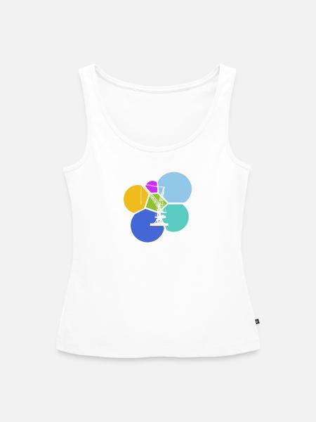 Kranfahrer Hausbau - Frauen Premium Organic Tank Top - Weiß