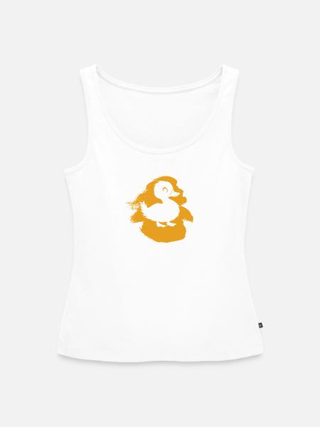 Enten Gans Schnabel - Frauen Premium Organic Tank Top - Weiß