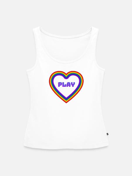 play - Frauen Premium Organic Tank Top - Weiß