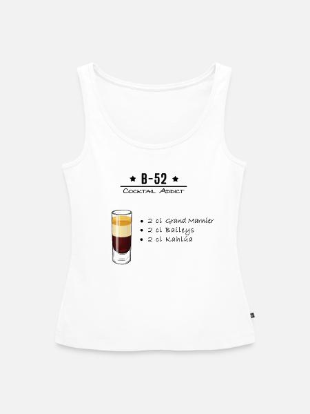 B-52 - Frauen Premium Organic Tank Top - Weiß