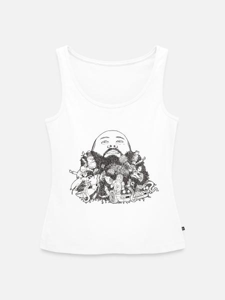 Bam Bam - Frauen Premium Organic Tank Top - Weiß