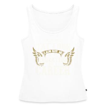 Tattoo Tattoos Tattooed tattoo tattoo artist - Women’s Premium Organic Tank top - white - Front - AI Model Female 172 light (172cm)