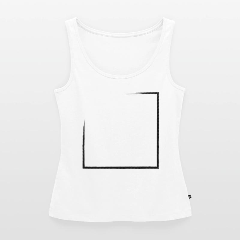 Weathered rectangular frame Women’s Premium Organic Tank top