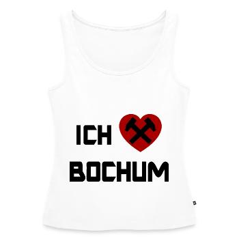 Die Bochum Fans - Frauen Premium Organic Tank Top - Weiß - Vorne - AI Model Female 172 light (172cm)