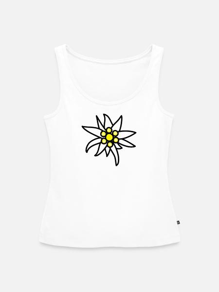 Edelweiss - Frauen Premium Organic Tank Top - Weiß