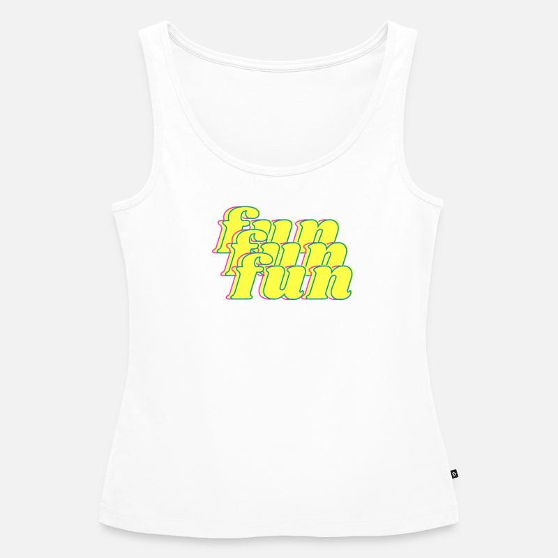 fun - Débardeur bio Premium Femme - blanc