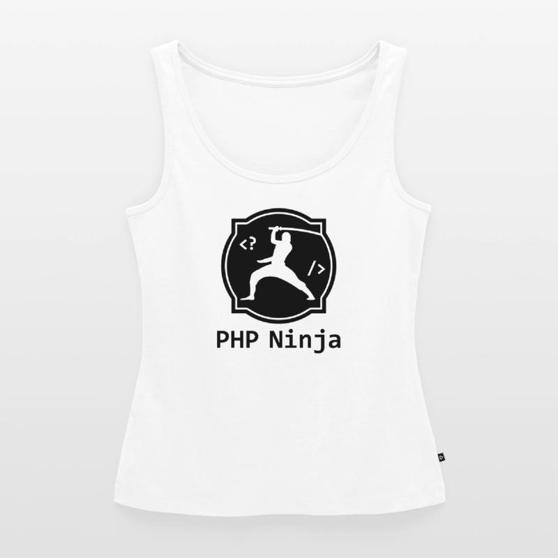 PHP Ninja - Programmeur PHP Coder Nerd Webdesign Débardeur bio Premium Femme