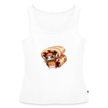 Comic Figur II - Frauen Premium Organic Tank Top - Weiß - Vorne - AI Model Female 172 light (172cm)