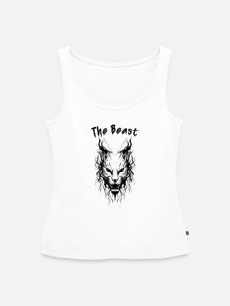 Bestie. Das Biest - Frauen Premium Organic Tank Top - Weiß