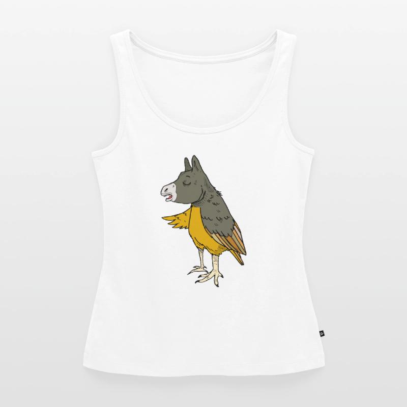 Esel oder Adler oder Vogel Eselvogel Frauen Premium Organic Tank Top