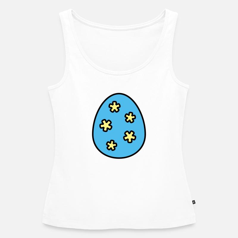 Easter egg colorful - Women’s Premium Organic Tank top - white