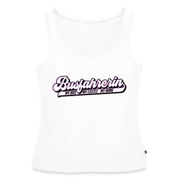 Busfahrerin | Farben änderbar - Frauen Premium Organic Tank Top - Weiß - Vorne - AI Model Female 172 light (172cm)