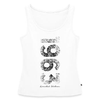 Limited Edition 1963 - Geburtstag 1963 - Frauen Premium Organic Tank Top - Weiß - Vorne - AI Model Female 172 light (172cm)