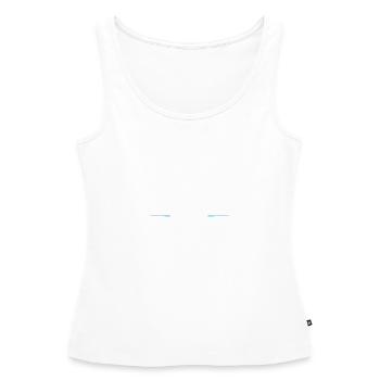 Équipage de navigation - Débardeur bio Premium Femme - blanc - Devant - AI Model Female 172 light (172cm)