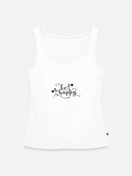 sei happy - Frauen Premium Organic Tank Top - Weiß