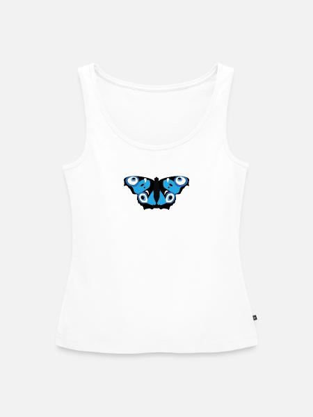 Nazar Schmetterling - Frauen Premium Organic Tank Top - Weiß