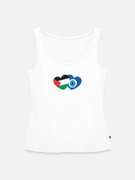 Nazar Palestine - Frauen Premium Organic Tank Top - Weiß