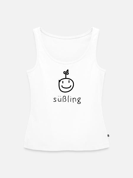 Süßling - Frauen Premium Organic Tank Top - Weiß