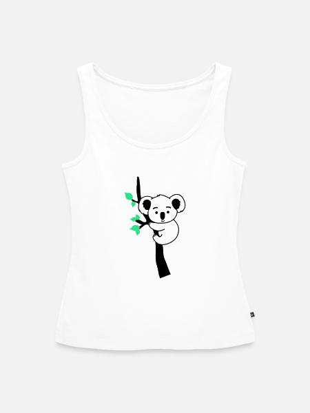 koalabär - Frauen Premium Organic Tank Top - Weiß