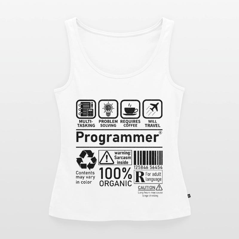 Programmer multi tasking problem solving requires Women’s Premium Organic Tank top